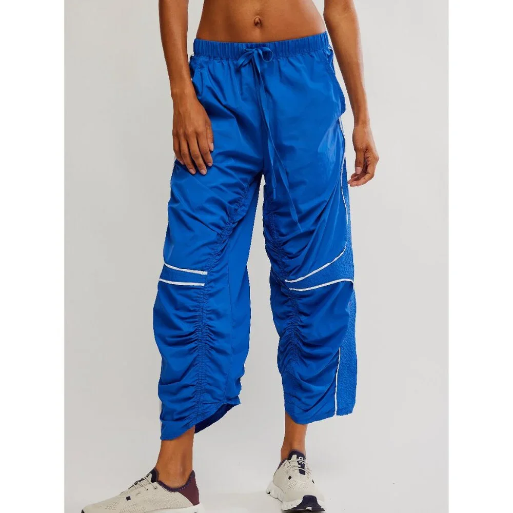 FP Movement by Free People Electric Blue Track Joggers - Picture 1 of 10